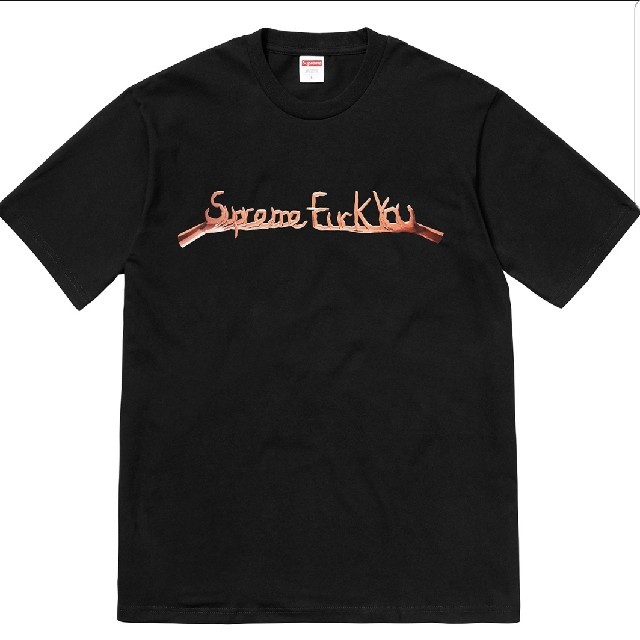 Supreme(シュプリーム)の18S/S Supreme Fuck You Tee 黒S BOX メンズのトップス(Tシャツ/カットソー(半袖/袖なし))の商品写真