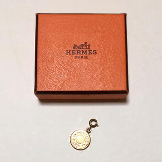 エルメス(Hermes)のエルメス HERMES ネックレス トップ ペンダント ゴールド コイン(ネックレス)