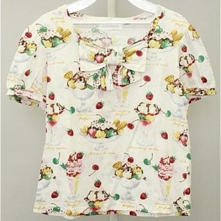 ジェーンマープル(JaneMarple)の新品未使用 ジェーンマープル パフェ  tシャツ アイボリー(Tシャツ(半袖/袖なし))