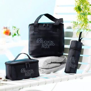 ジェラートピケ(gelato pique)の未開封新品★GLOW8月号付録ジョエル・ロブション&ジェラートピケ保冷バッグ3点(弁当用品)