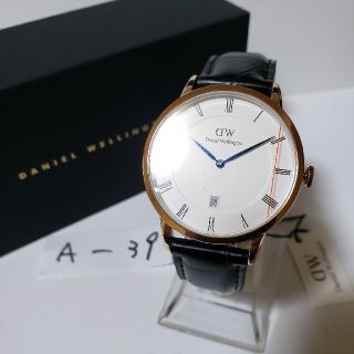 ダニエルウェリントン(Daniel Wellington)のA-39新品38mm❤ダニエルウェリントン♥メンズ(白)♥激安価格♥送料無料❤(腕時計(アナログ))