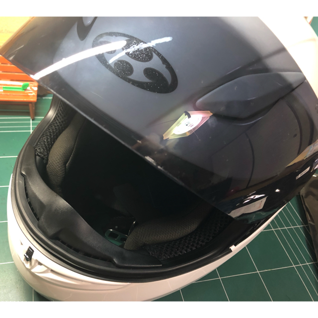 OGK(オージーケー)のフルフェイスヘルメット＋スモークシールド付き 自動車/バイクのバイク(ヘルメット/シールド)の商品写真