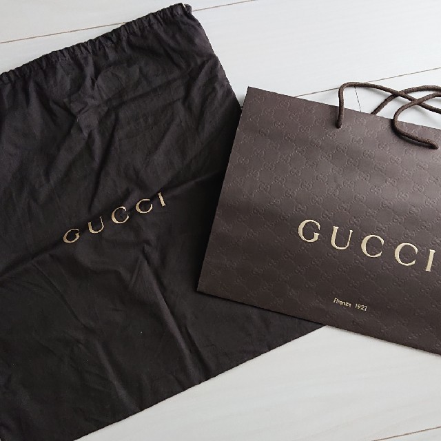 Gucci - GUCCI ショップ袋 巾着の通販 by milly's wr🖤｜グッチならラクマ