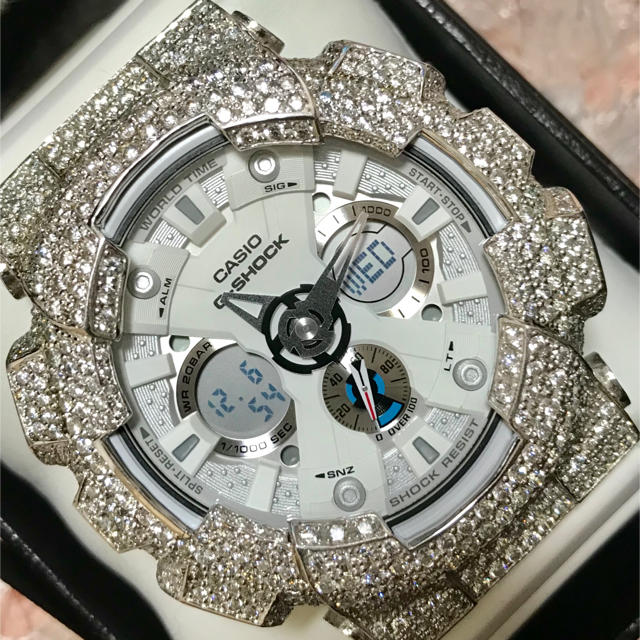 信頼 G-SHOCK - Gショックカスタム シルバー925パーツ 新品レベルに美品 腕時計(デジタル)