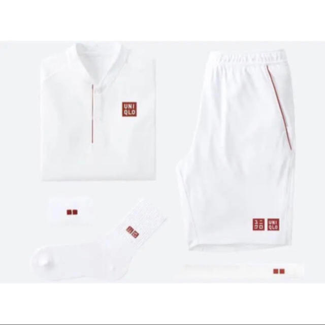 UNIQLOテニスウェア　2018フェデラーウィンブルドンモデル　Lサイズ