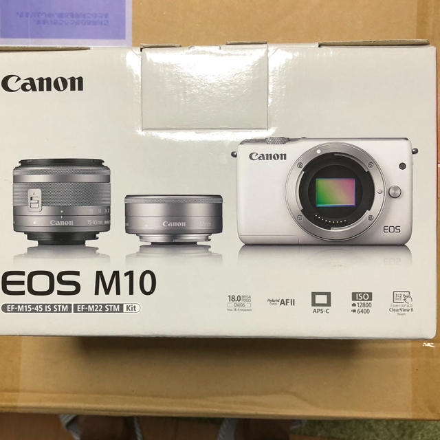Canon ミラーレス一眼カメラ EOS M10 ダブルレンズキット ブラック Canon ミラーレス一眼カメラ EOS M10 ダブルレンズキット ブラック