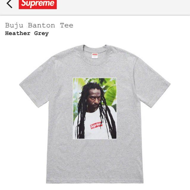 Supreme Buju Banton Tee グレー M