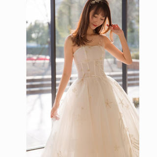 結婚式 花嫁 二次会 ワンピース ドレス(ウェディングドレス)