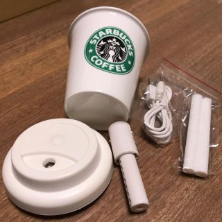 スターバックスコーヒー(Starbucks Coffee)の☆ STARBUCKS スターバックス タンブラー型 USB加湿器 陶器製カップ(加湿器/除湿機)