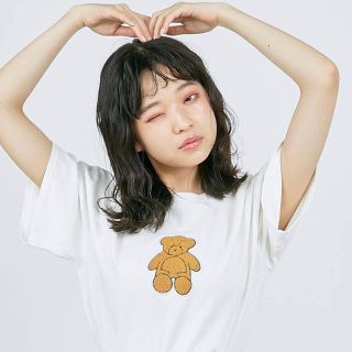 メリージェニー(merry jenny)のmerry jenny テディベア Tシャツ(Tシャツ(半袖/袖なし))