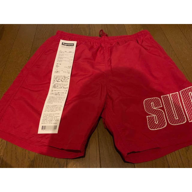 Supreme(シュプリーム)の最安値 送料込み Supreme19ss Water Short 水着  赤S メンズのパンツ(その他)の商品写真