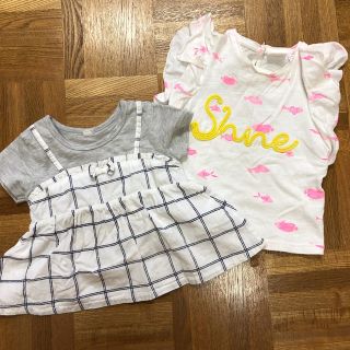 ザラキッズ(ZARA KIDS)の2枚セット Tシャツ＆ノースリーブ(Ｔシャツ)