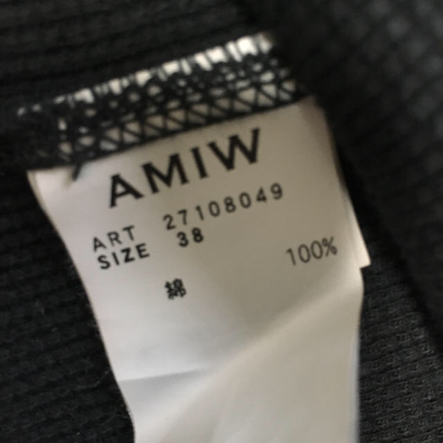 AMIW(アミウ)のシーズンオフ削除前底値！AMIW ワッフルノースリーブ プルオーバー セール！！ レディースのトップス(カットソー(半袖/袖なし))の商品写真