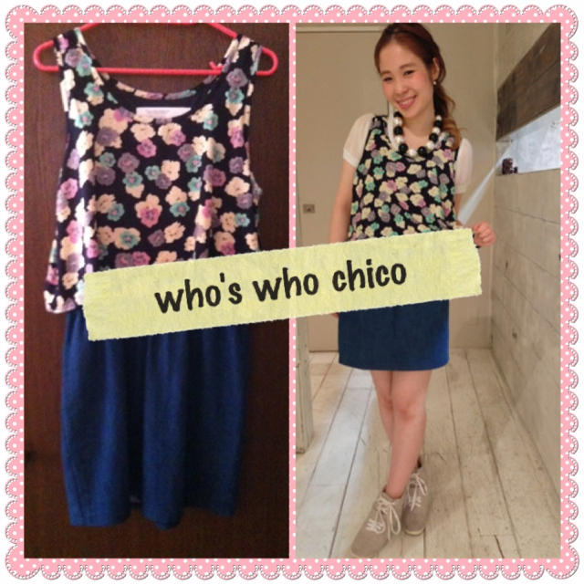 who's who Chico(フーズフーチコ)のお取り置き中＊chico レディースのワンピース(ひざ丈ワンピース)の商品写真