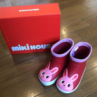 ミキハウス(mikihouse)の新品ミキハウス長靴13センチ mikihouse 女の子レインブーツ(長靴/レインシューズ)