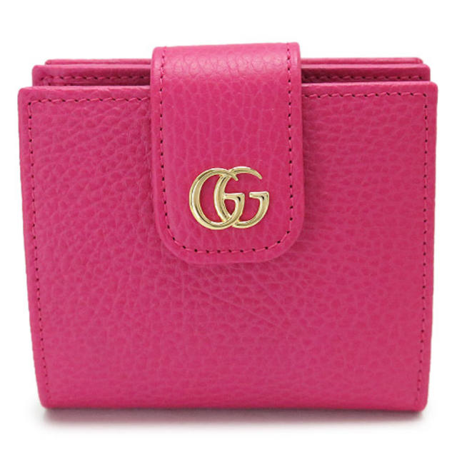 Gucci - グッチ GUCCI 財布 コンパクト財布 GG プチマーモント レザー ピンク の通販 by 大吉's shop｜グッチならラクマ