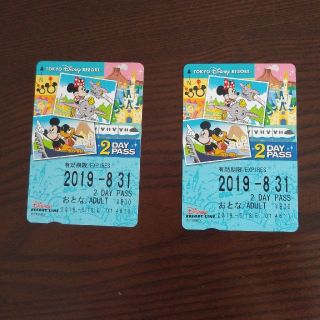 ディズニー(Disney)の舞浜リゾートライン　ディズニー　リゾートライン 2day pass(遊園地/テーマパーク)