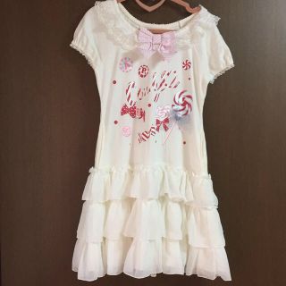 アンジェリックプリティー(Angelic Pretty)のあんぷり☆カットソーワンピ(ミニワンピース)