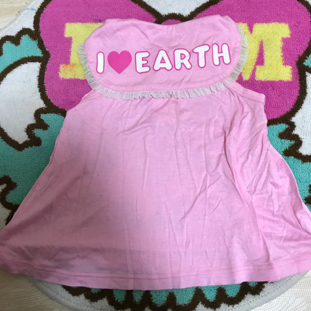 EARTHMAGIC(アースマジック)のセーラーチュニ キッズ/ベビー/マタニティのキッズ服女の子用(90cm~)(Tシャツ/カットソー)の商品写真