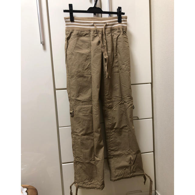 絶対一番安い the グレージュ S shishikui♡パラシュートパンツ
