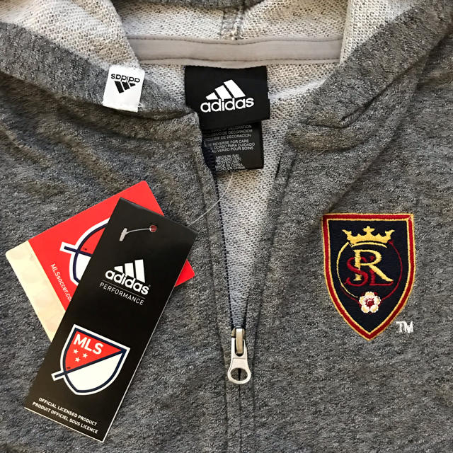 adidas(アディダス)のAdidas アディダス MLS ジャケット リアルソルトレイク 120cm キッズ/ベビー/マタニティのキッズ服男の子用(90cm~)(ジャケット/上着)の商品写真