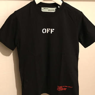 オフホワイト(OFF-WHITE)のmen's 半袖Tシャツ 美品(Tシャツ/カットソー(半袖/袖なし))