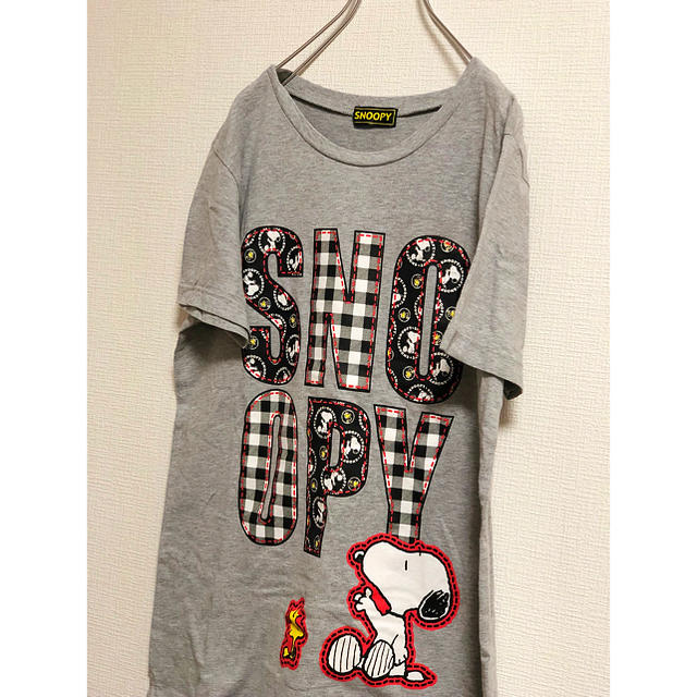 SNOOPY(スヌーピー)のSNOOPY スヌーピー Tシャツ ビッグプリント レディースのトップス(Tシャツ(半袖/袖なし))の商品写真