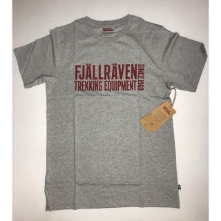 フェールラーベン(FJALL RAVEN)の未使用品 フェールラーベン メンズTシャツ サイズM グレー(Tシャツ/カットソー(半袖/袖なし))