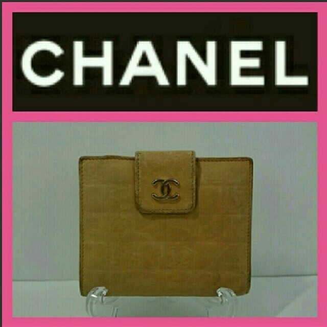 CHANEL - CHANEL 折り財布 アイコン ベージュ色の通販 by なかの屋｜シャネルならラクマ