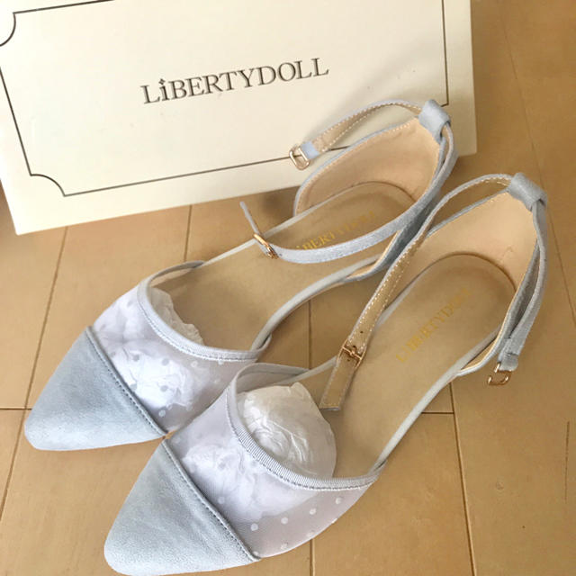 MAJESTIC LEGON(マジェスティックレゴン)のLIBERTYDOLL ストラップフラットパンプス レディースの靴/シューズ(ハイヒール/パンプス)の商品写真