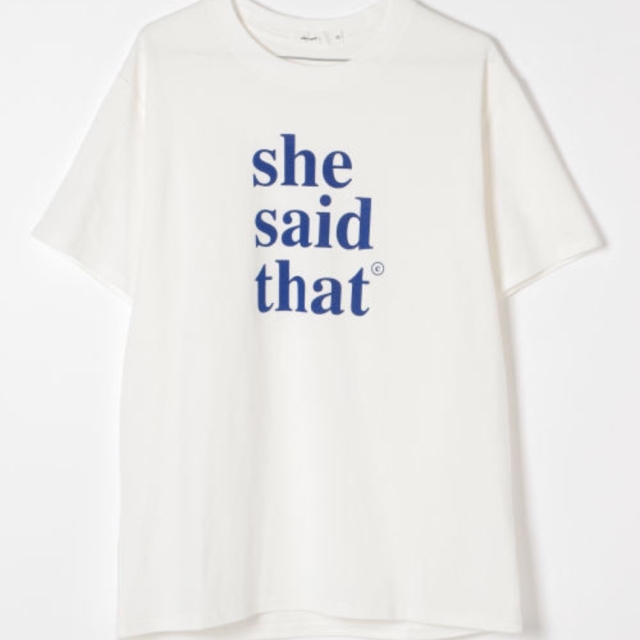 値下【美品】she said that niko and... コラボ Tシャツトップス