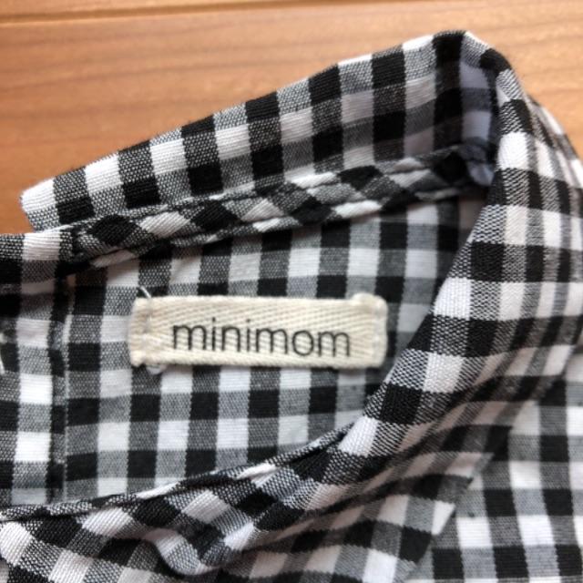 minimom ギンガムチェック ワンピース 6y  キッズ/ベビー/マタニティのキッズ服女の子用(90cm~)(ワンピース)の商品写真