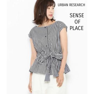 センスオブプレイスバイアーバンリサーチ(SENSE OF PLACE by URBAN RESEARCH)のSENSE OF PLACE by URBAN RESEARCH  ギンガム(シャツ/ブラウス(半袖/袖なし))