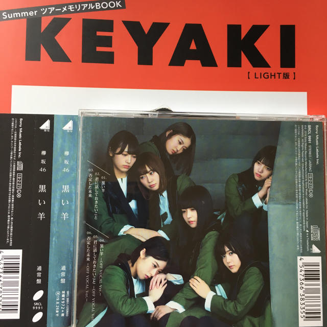 欅坂46(けやき坂46)(ケヤキザカフォーティーシックス)のKEYAKI LIGHT版 & 黒い羊 通常盤 2点 エンタメ/ホビーのCD(ポップス/ロック(邦楽))の商品写真
