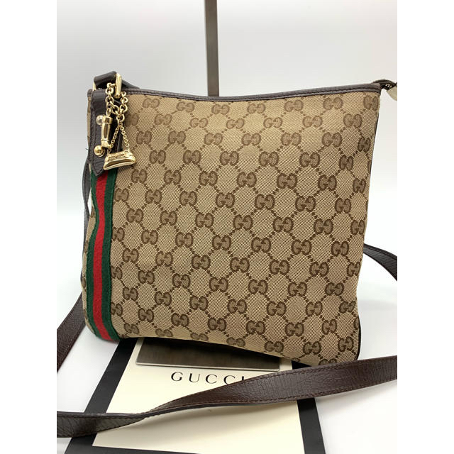 Gucci - ⭐️良品⭐️ グッチ シェリー ライン GGキャンバス ショルダーバッグの通販 by ENN's shop｜グッチならラクマ