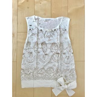 ツモリチサト ノースリーブカットソー
