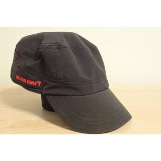 マムート(Mammut)のマムート　キャップ　S/Mサイズ　ブラック　中古品(キャップ)