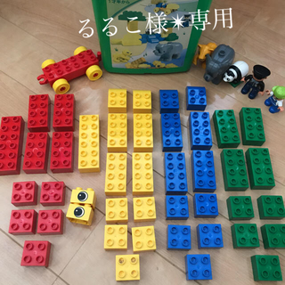 レゴ(Lego)の専用 ✴︎ LEGO ✳︎ デュプロ 緑のバケツ 【バケツなし】(積み木/ブロック)