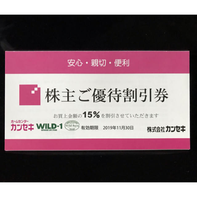 Snow Peak(スノーピーク)のカンセキ優待割引券15%OFF 1枚 スポーツ/アウトドアのスポーツ/アウトドア その他(その他)の商品写真