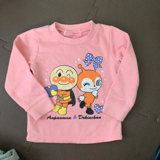 バンダイ(BANDAI)のアンパンマン トレーナー BANDAI ピンク 95センチ(Tシャツ/カットソー)