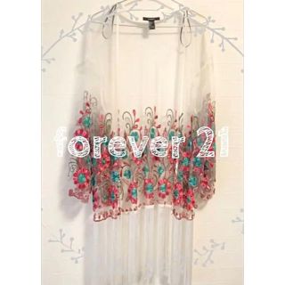 フォーエバートゥエンティーワン(FOREVER 21)のforever21 フォーエバー21 入手困難 シースルー カーディガン(カーディガン)