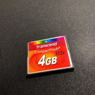 トランセンド(Transcend)のトランセンドコンパクトフラッシュ４Ｇ(デジタル一眼)