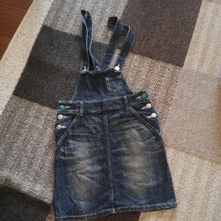 リーバイス(Levi's)のLevi'sカリアングコラボデニムスカートサロペット(サロペット/オーバーオール)