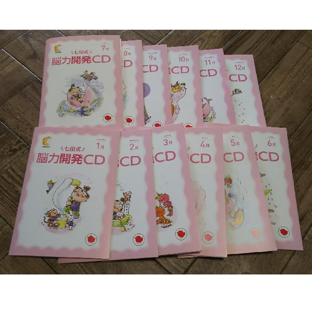 【レア商品！】七田式　脳力開発CD 一年分