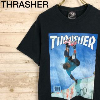 スラッシャー(THRASHER)のTHRASHER(スラッシャー) スケーターTシャツ S 黒(Tシャツ/カットソー(半袖/袖なし))