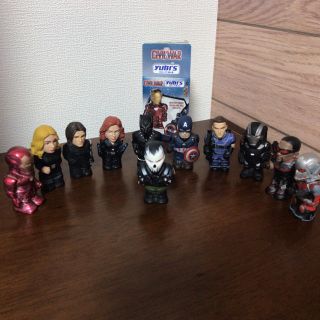 マーベル(MARVEL)のユビーズ指人形フィギュアフルコンプ(アメコミ)