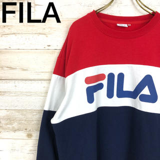 フィラ(FILA)のFILA(フィラ) スウェット トレーナー 4L ロゴ ビッグサイズ(スウェット)