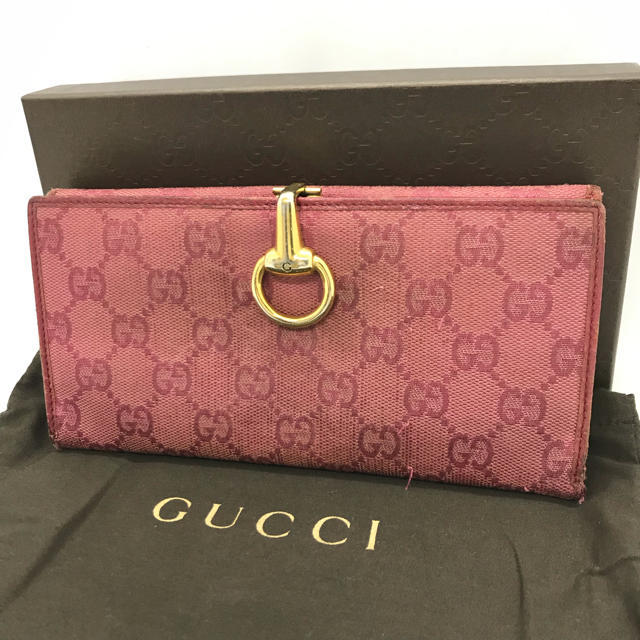 Gucci - ⭐︎セール⭐︎ グッチ Wホック 長財布 ピンク GUCCI 箱付き 財布の通販 by 即購入ok ブランドショップ's shop｜グッチならラクマ