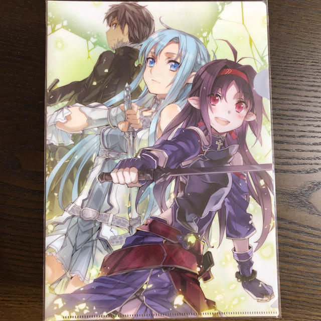 角川書店(カドカワショテン)のSAO 大電撃文庫展限定クリアファイル 完全未開封 エンタメ/ホビーのアニメグッズ(クリアファイル)の商品写真