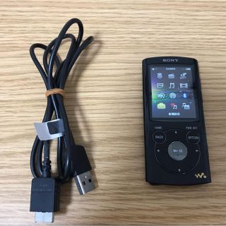 ウォークマン(WALKMAN)のWALKMAN NW-s765/ケーブル付き ブラック(ポータブルプレーヤー)